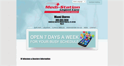 Desktop Screenshot of medistationurgentcare.com